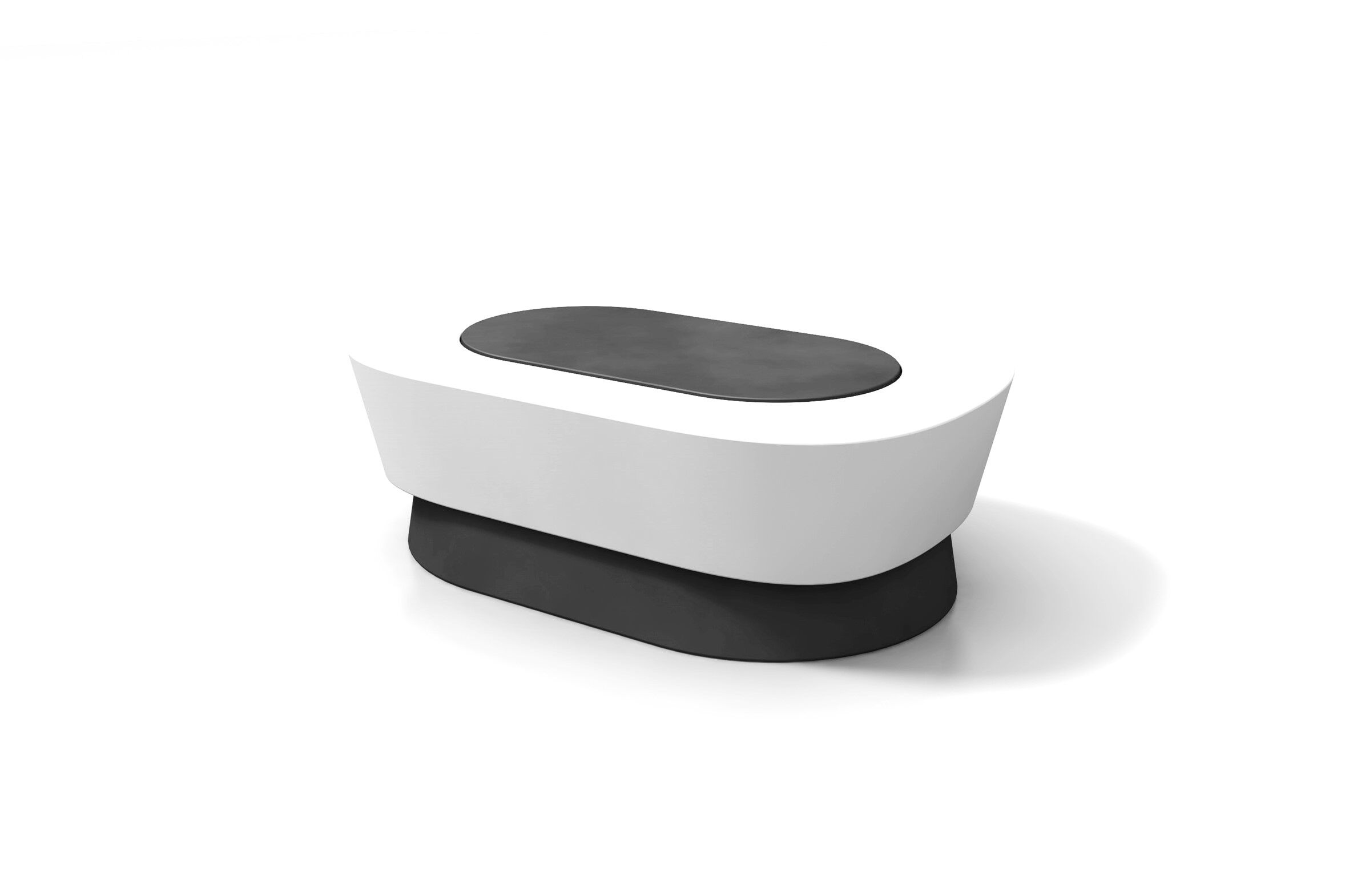 Овальный журнальный столик из полиэтилена Kloris HANOI ARCH-00149095 - Вид №5