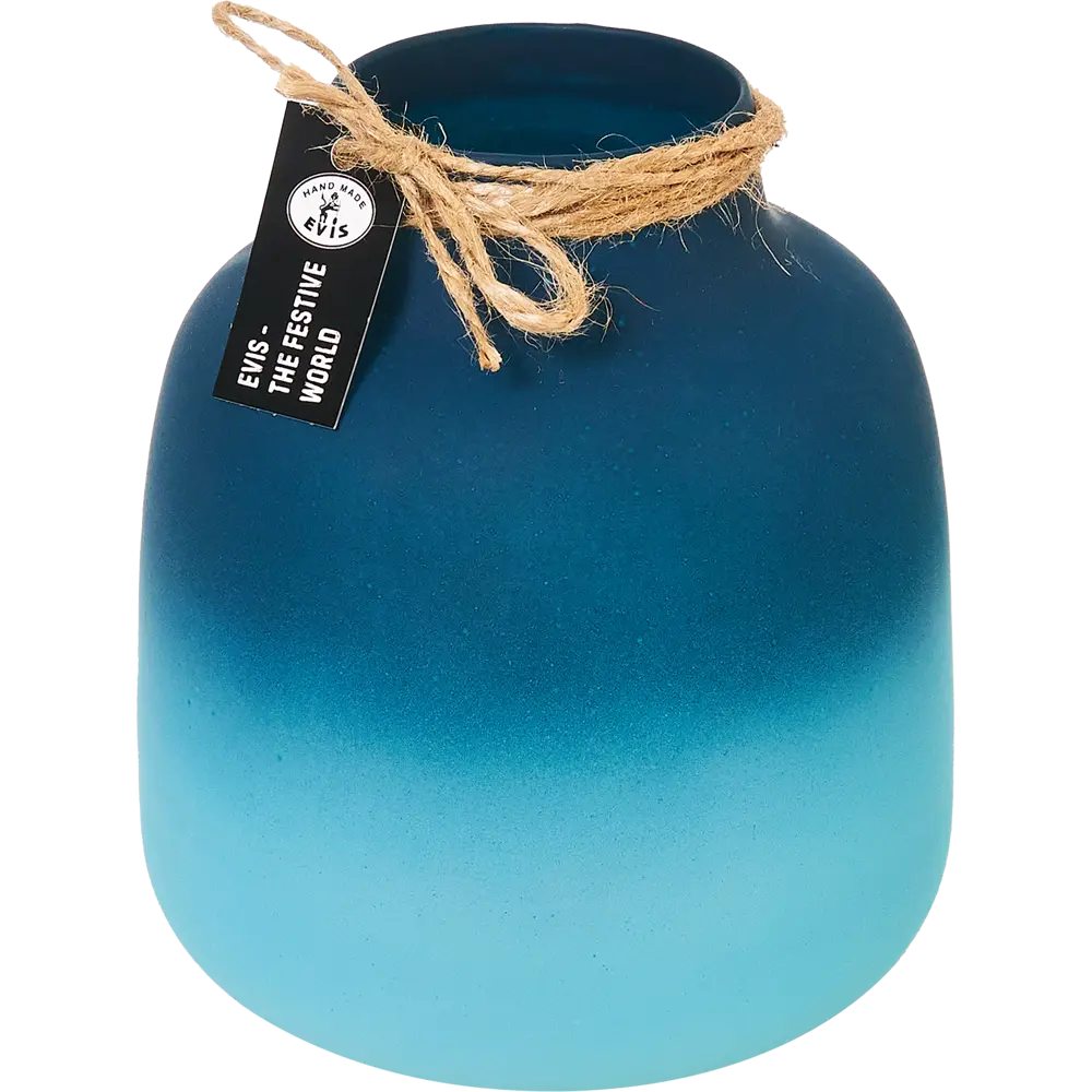 Ваза Белиз-1 стекло цвет бирюзовый 15 см EVIS STLM-2059435 - Вид №1