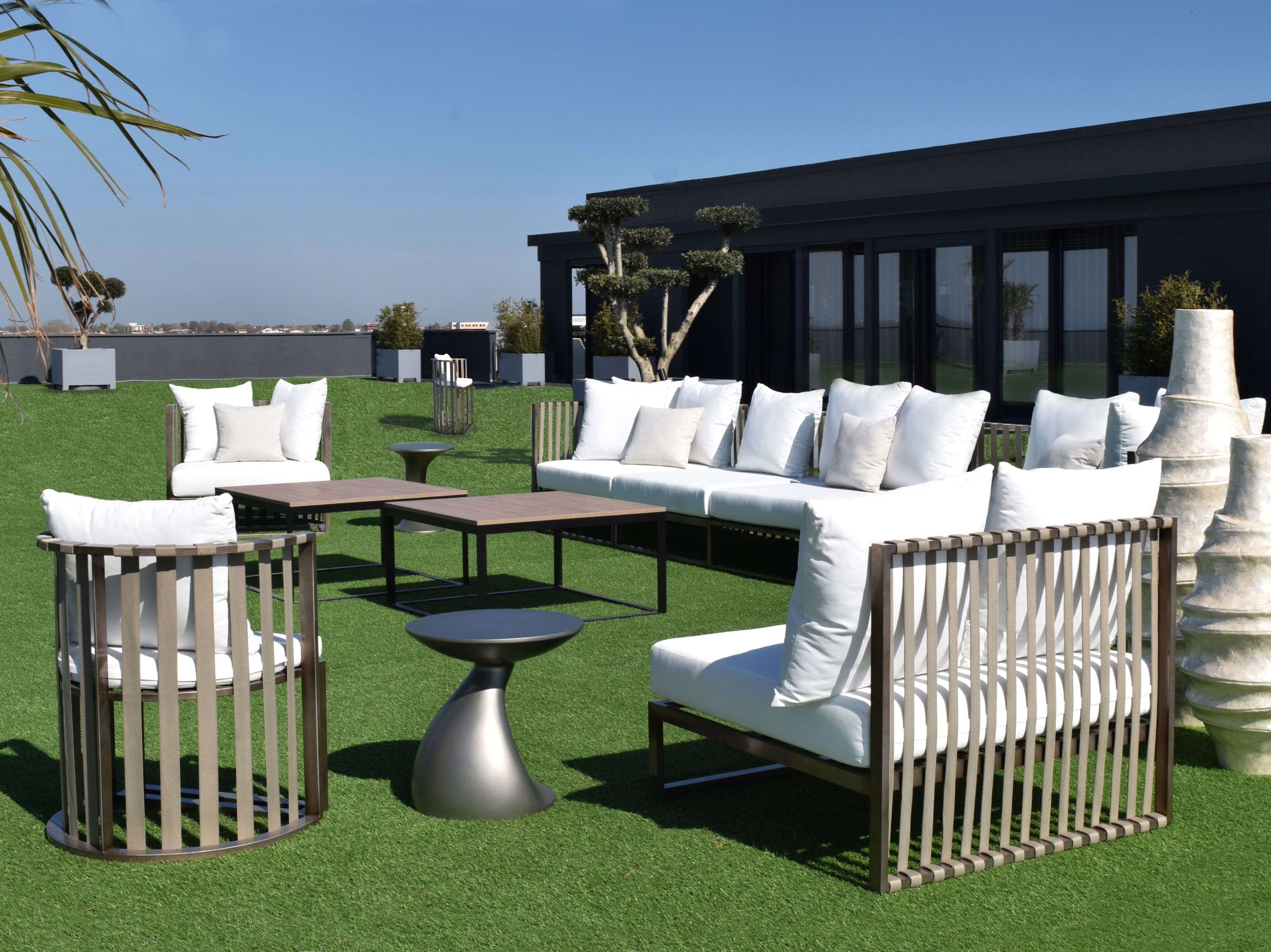 Алюминиевый садовый диван с полуостровом ABLE Богота ARCH-00028304 - Вид №3