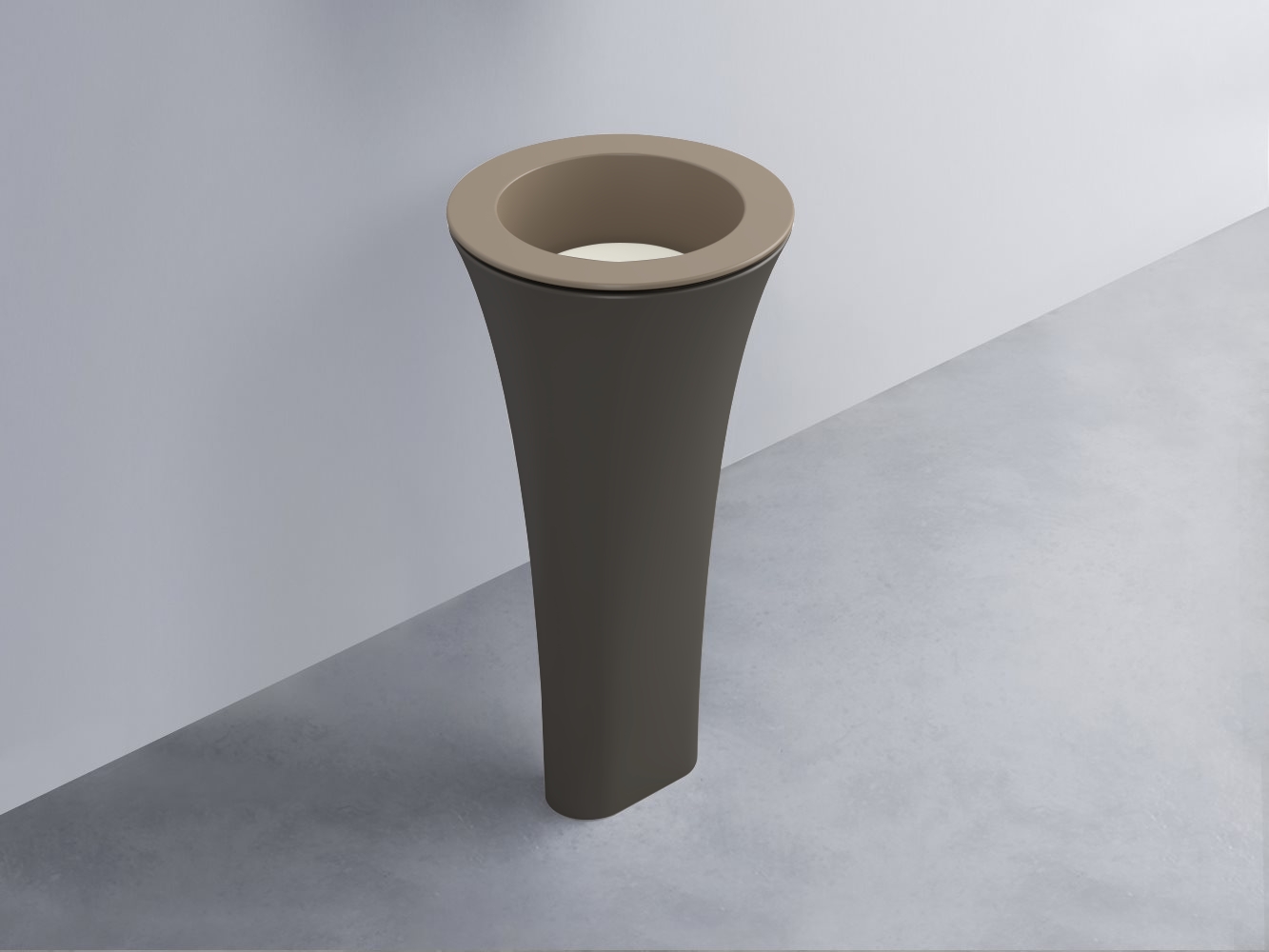 AMLA45-AN+AMPILT-TL+AMCOLT-FN Раковина Amedeo Tondo отдельностоящая cielo Enjoy + Amedeo Ceramica Cielo