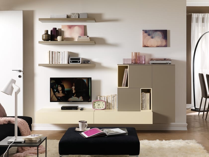 Установленная стеной секционная оборудованная стена Moretti Compact LV108 ARCH-00069287