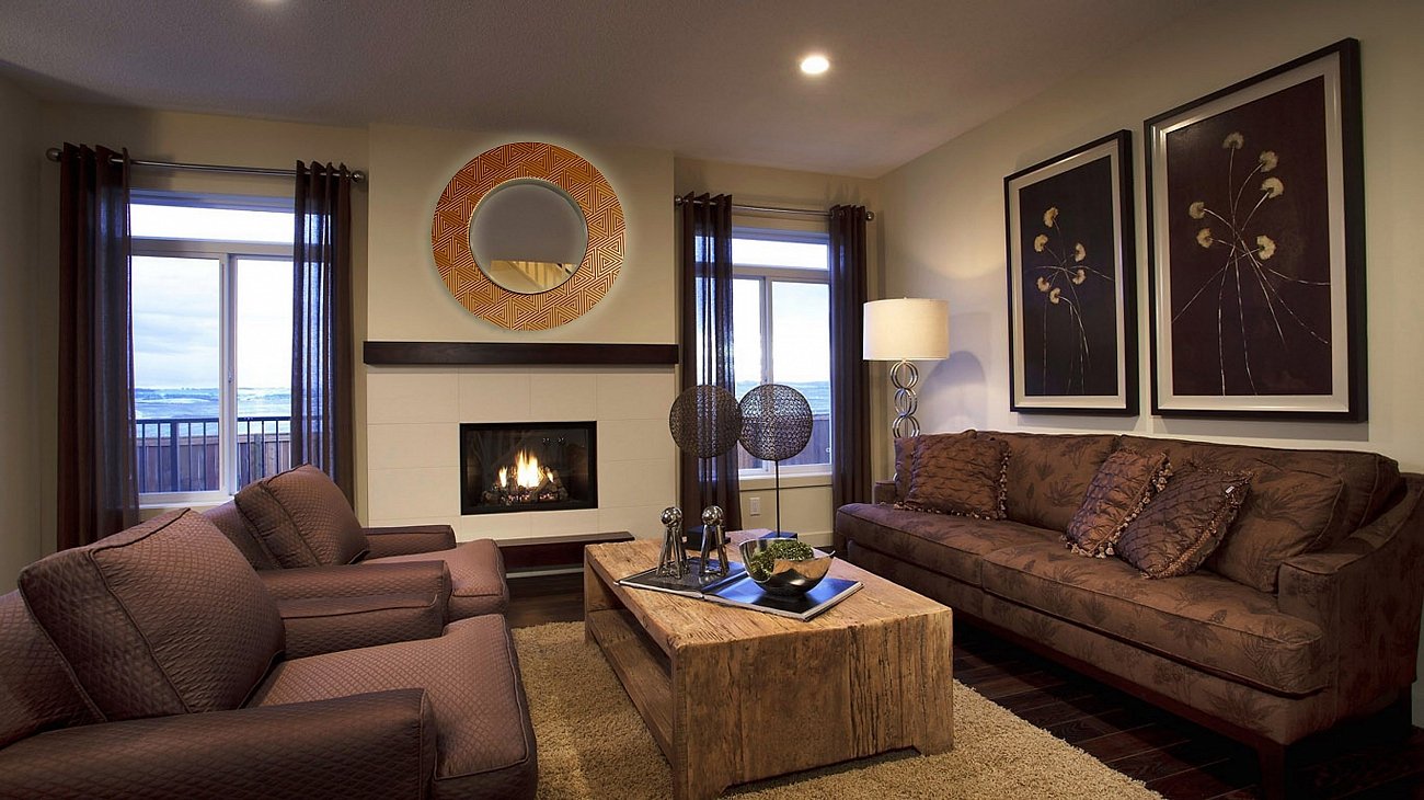 Бронзовое зеркало круглое настенное Pyramid IN SHAPE FASHION 00-3860117 Бронза - Вид №1