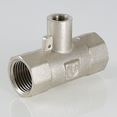 VTr.250.N.0005 Тройник для подключения датчика температуры Valtec 3/4" х M10 х 3/4"  - Вид №7