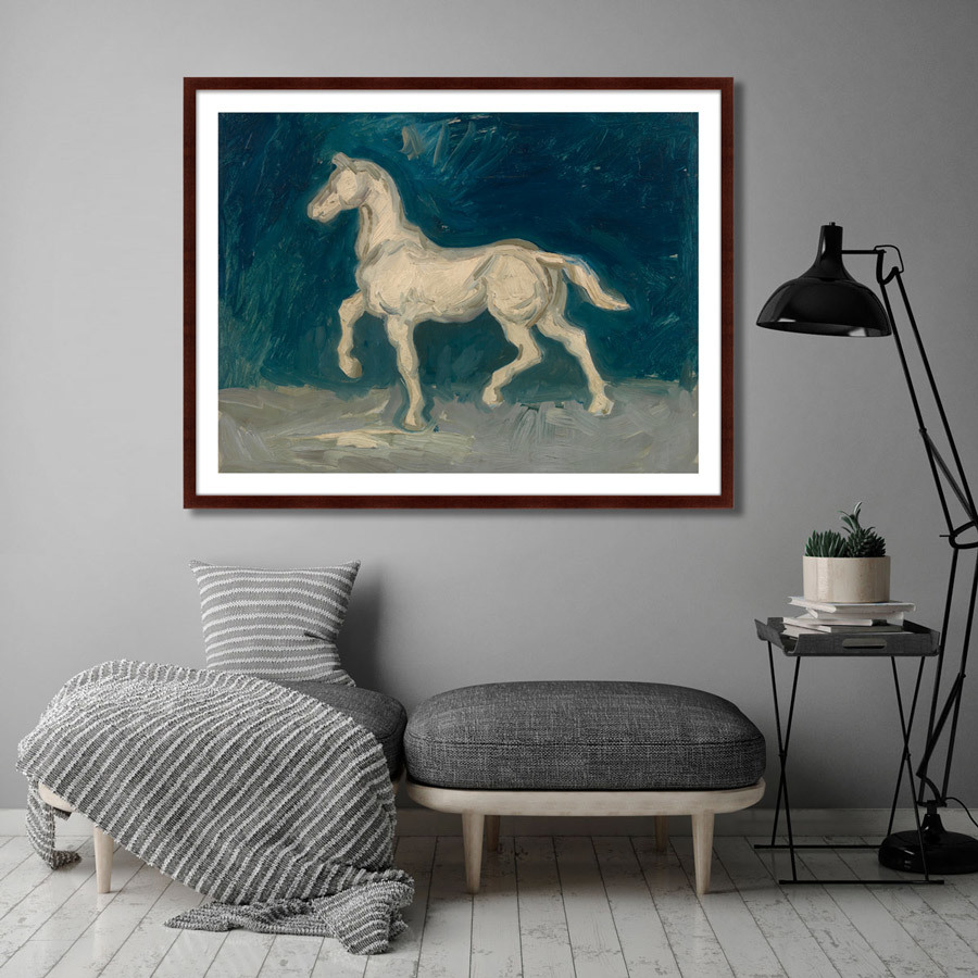 Картина в раме 130х102 см Horse, 1886г. КАРТИНЫ В КВАРТИРУ  264177 Бежевый;синий;разноцветный  - Вид №3
