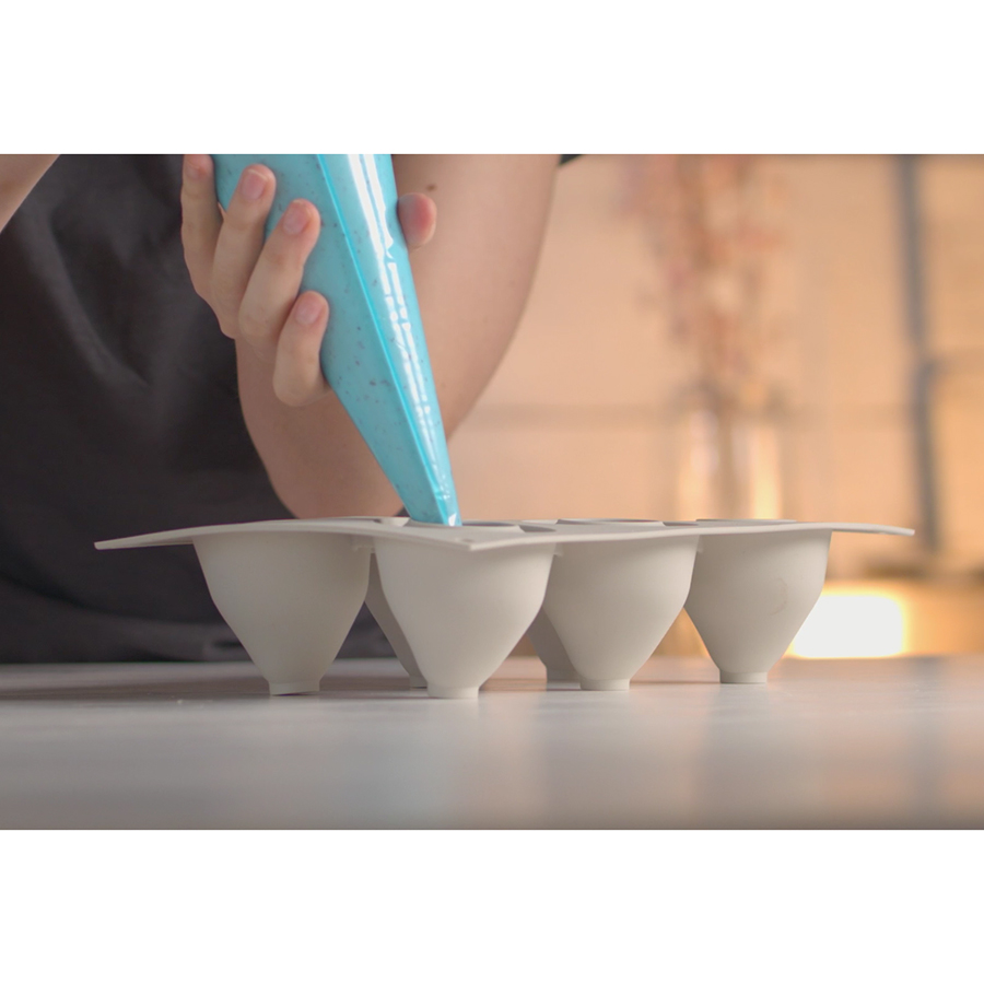 26.267.13.0065 Форма для приготовления пирожных fragole e panna силиконовая Silikomart  - Вид №4