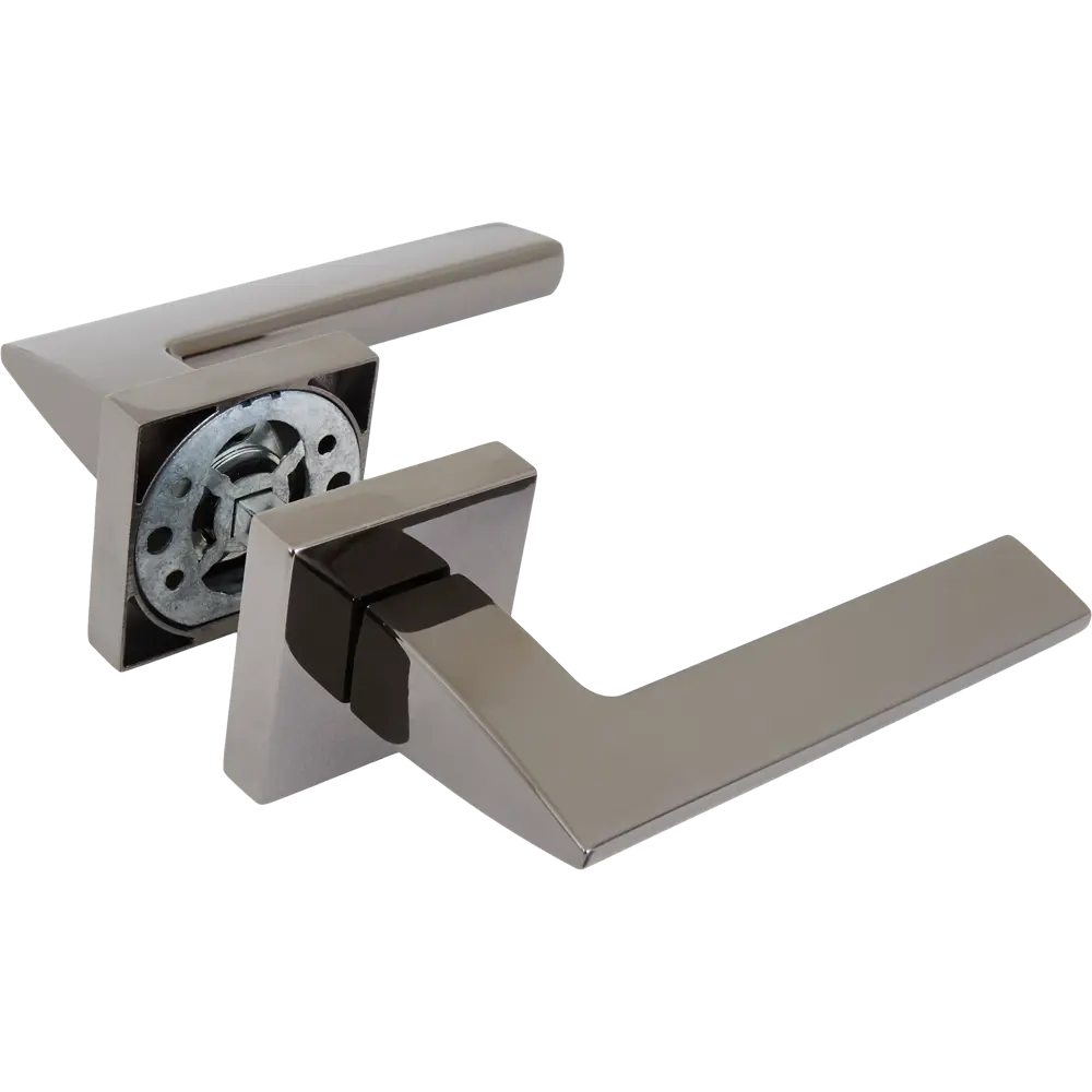 Дверные ручки 139 F комплект цвет графит 85224936 STLM-2118795 Santreyd 