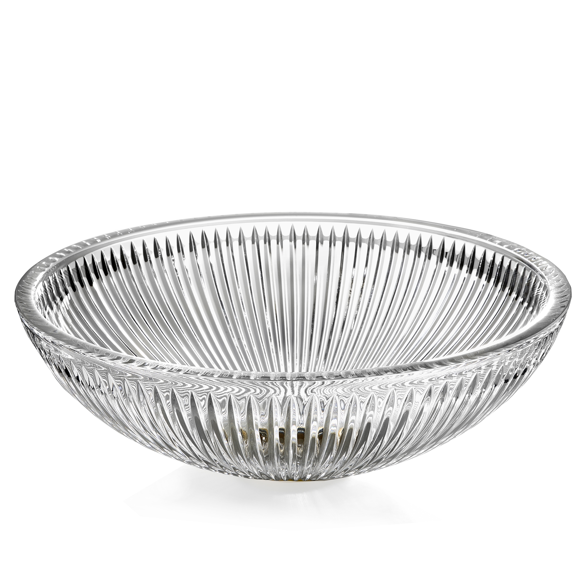 EL11 3SC Умывальник из хрусталя 24% Pbo, выгравированный полностью вручную. Гравировка «Visù» придает мягкость и блеск драгоценному хрусталю. Размеры: Диаметр см. 43 — ч. см. 15 Умывальник поставляется с латунным основанием и латунным сливом, доступным в Treesseci 3SC CLASSICO