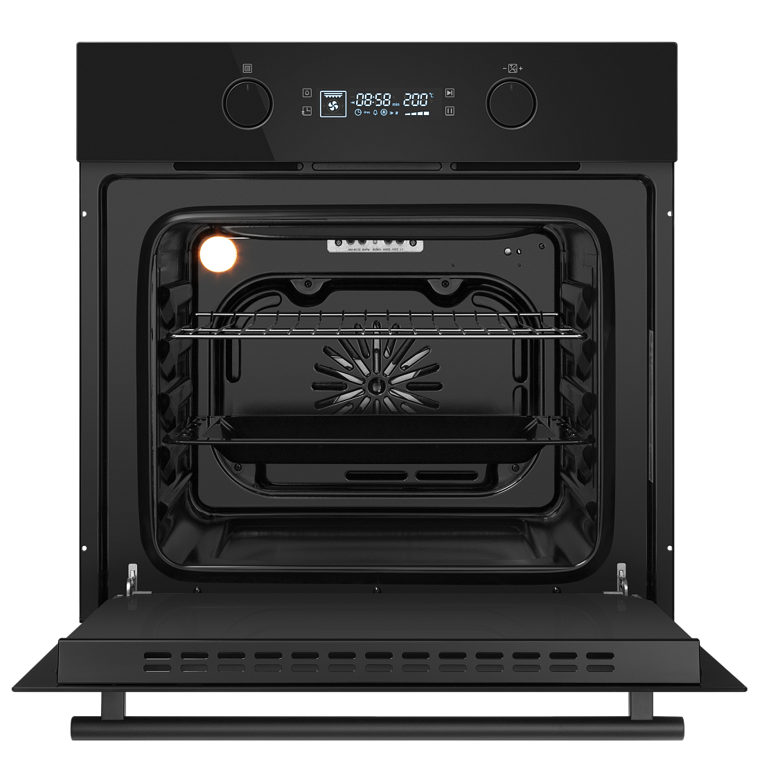 9100951 Электрический духовой шкаф HOMSair OEM606BK2 черный STDN-0068462 - Вид №1