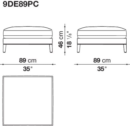 Угловой диван из ткани Maxalto Dives Soft ARCH-00042072 - Вид №3