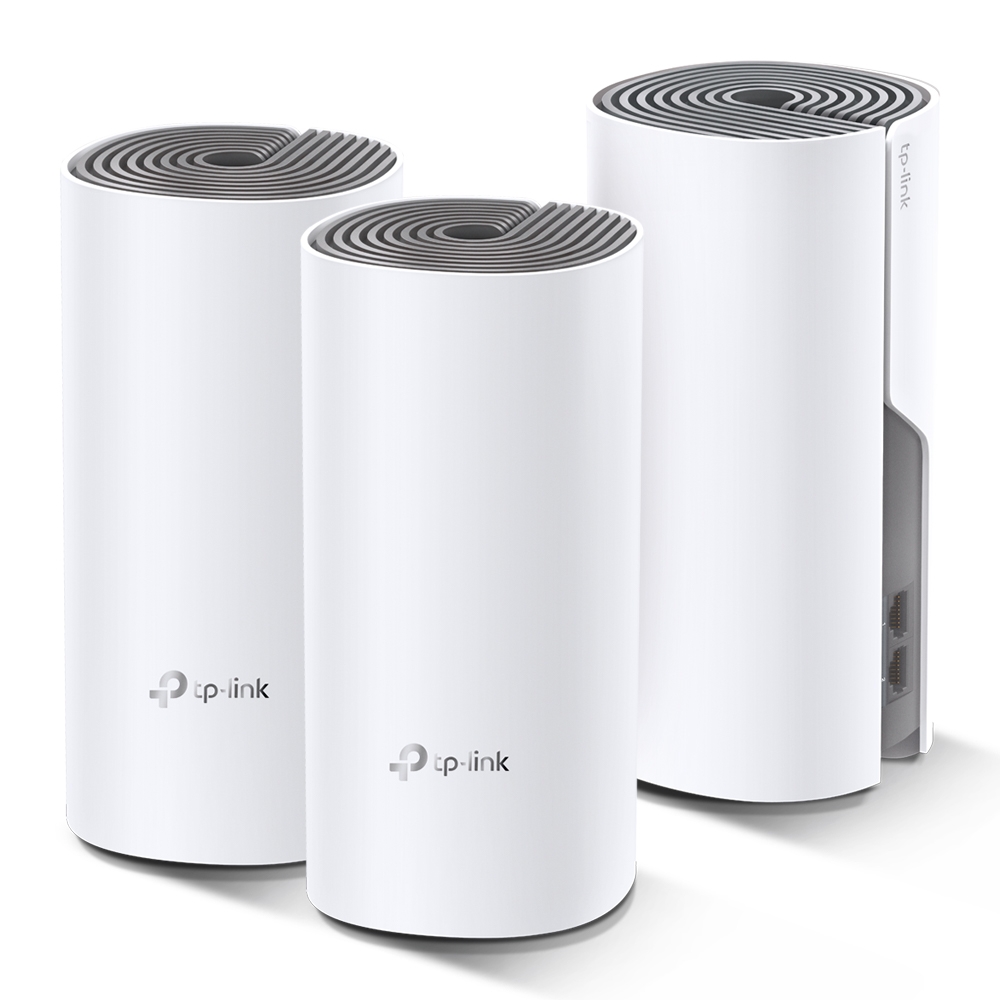 Deco E4(3-pack) Ac1200 mesh wi-fi system, 2 10/100mbps ports, 2 internal antennas TP-Link Santreyd  - Вид №1