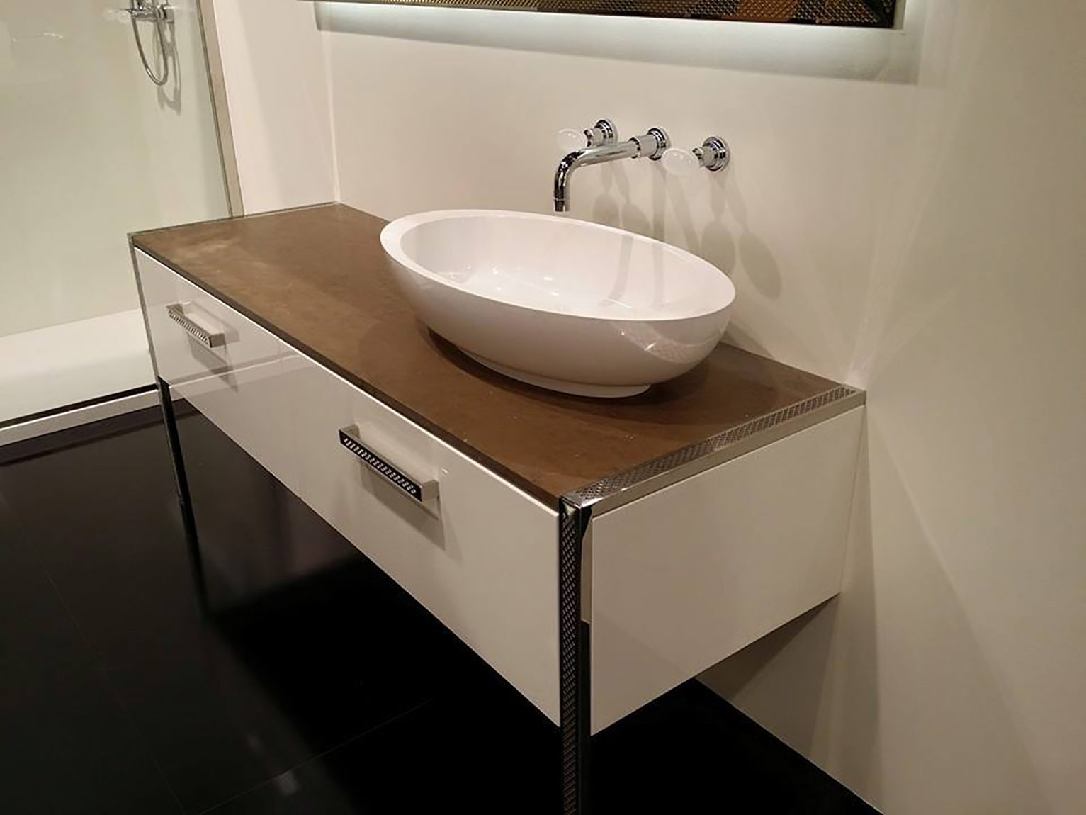 2100 ** 09C Комплект ванны для душевой колонки Nicolazzi Series Cristallo di Rocca  - Вид №4