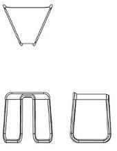 Desalto Штабелируемый табурет из полиуретана на салазках sun-id-1487942 - Вид №8