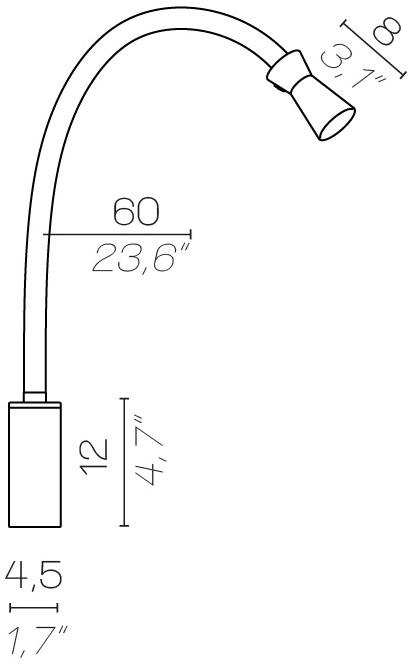 Contardi Настенный светодиодный светильник с usb G+t sun-id-1471585 - Вид №3