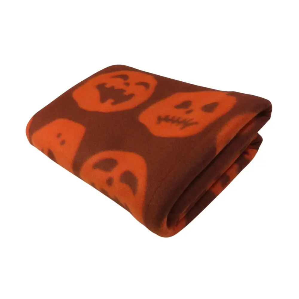 Плед Хэллоуин фонарь 130х170 см флис BELEZZA STLM-2163159