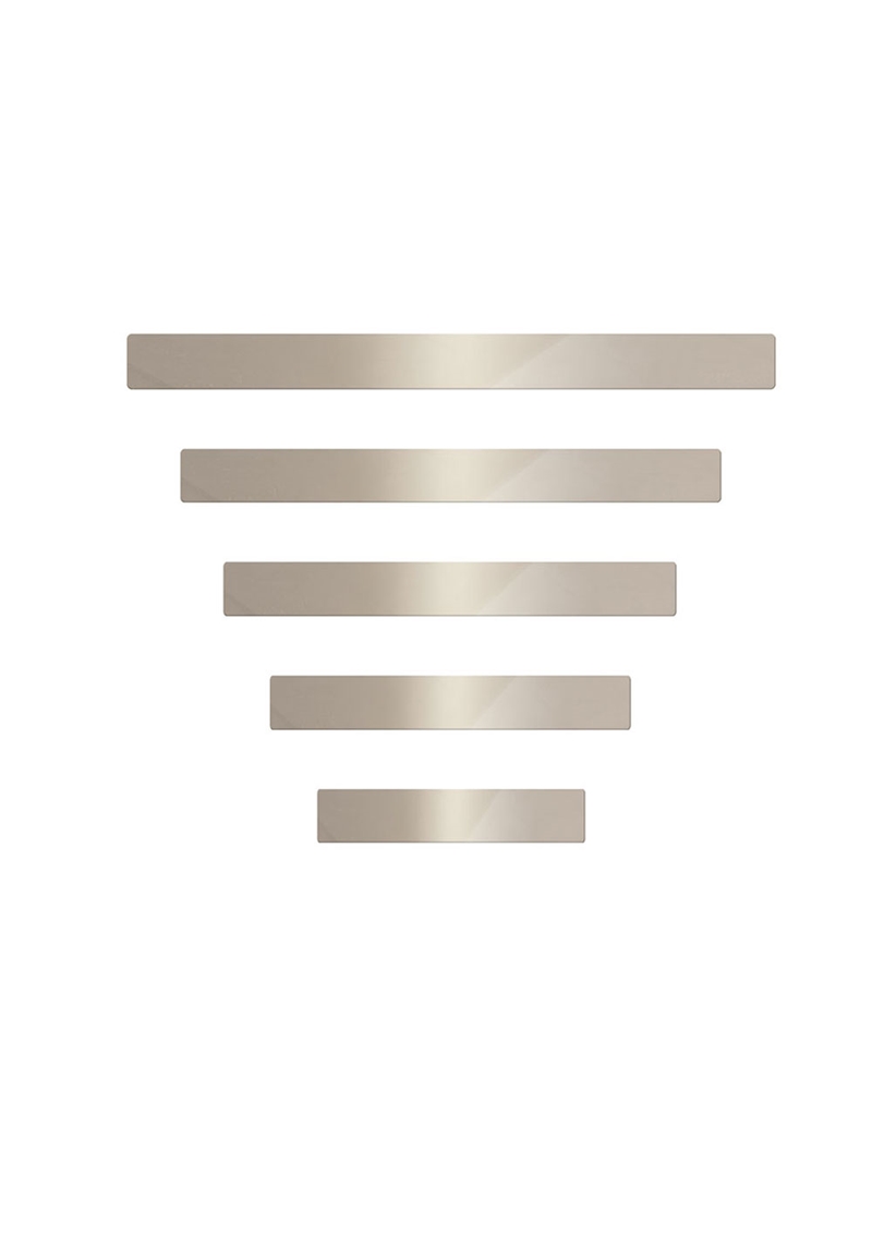 1257 Вставка Для Ручки Relounge 1200 Хром, 2 Упаковки Noro  Хром 