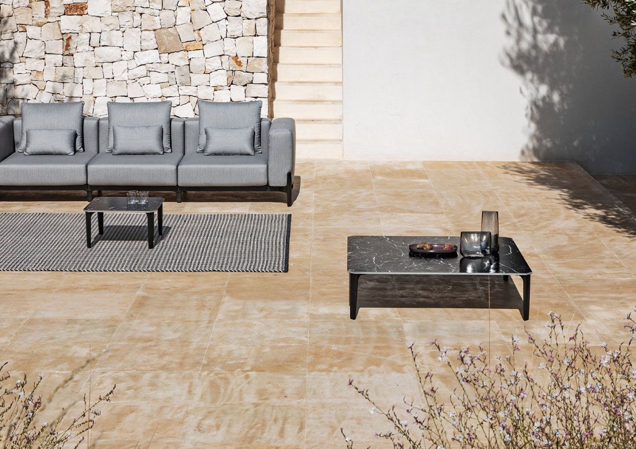 Низкий садовый столик с керамогранитом MY YOUR Push ARCH-00048384 - Вид №1