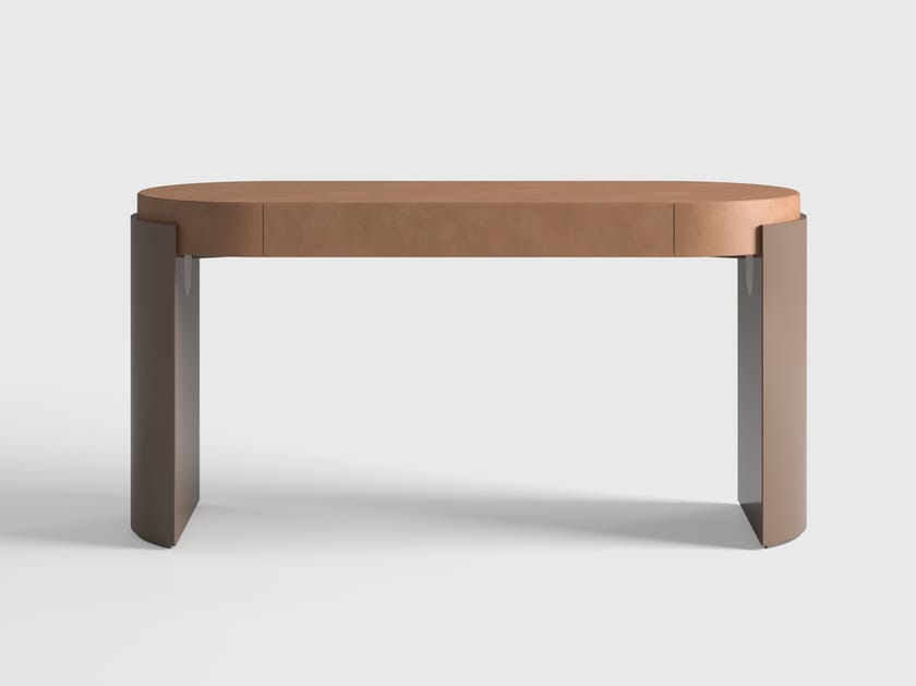 Стол с кожаной обивкой CPRN HOMOOD Shapes ARCH-00086990