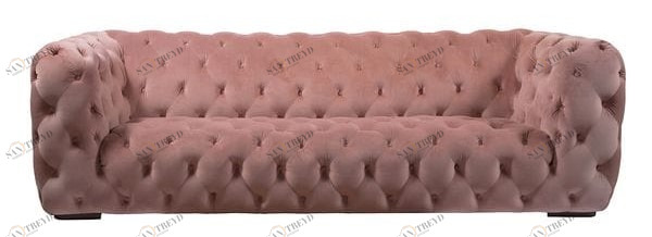 Диван Paramaribo прямой розовый UNICO ДИЗАЙНЕРСКИЕ 248878 Розовый 