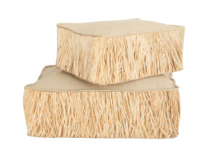 Ткань прямоугольный сад пуфик