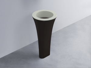 AMLA45-PM+AMPILT-FN+AMCOLT-LV Раковина Amedeo Tondo отдельностоящая cielo Enjoy + Amedeo