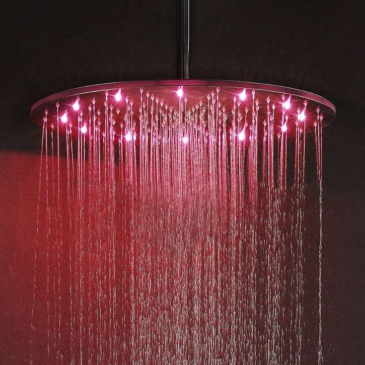 Светодиодная потолочная круглая душевая головка Fontana Showers AcquaVita ARCH-00015808 - Вид №3