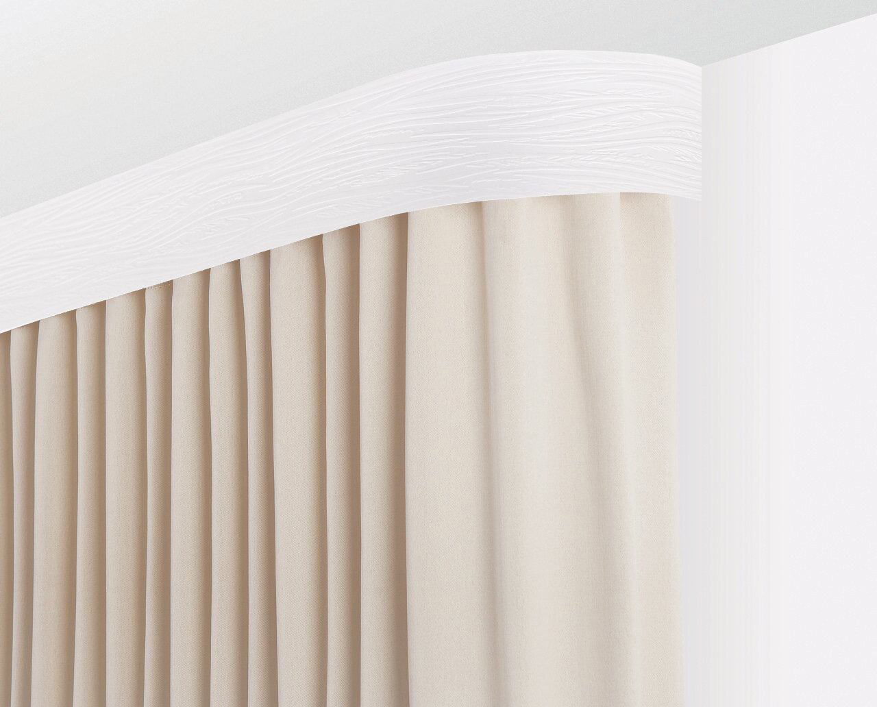 Трехрядный карниз Legrand Эдельвейс 200 см белый матовый 85881701 STLM-0065923 - Вид №2