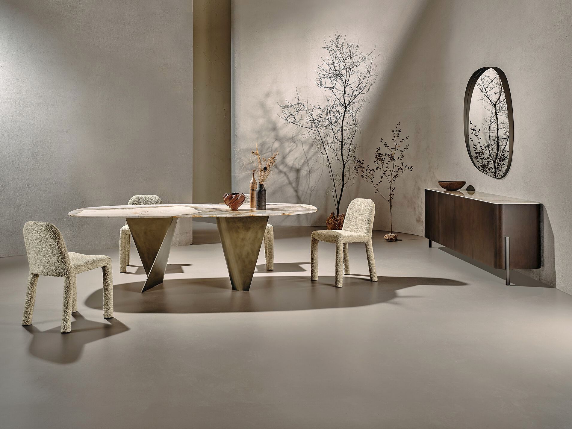 Деревянный шкаф с распашными дверями Naturedesign Origin ARCH-00084271 - Вид №1