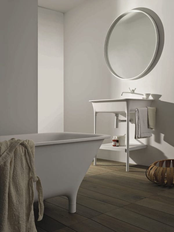 Консольный умывальник из Cristalplant® Zucchetti морфинг ARCH-00101951 - Вид №6