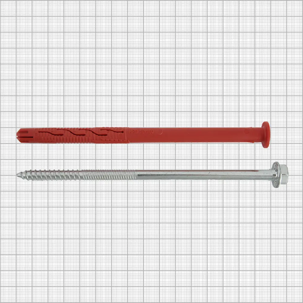 Дюбель фасадный Hilti HRD-H 10x160 мм нейлон/оцинкованная сталь цвет красный 4 шт. 82656581 STLM-2199088  - Вид №3