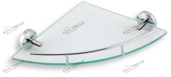 Угловая полка с ограждением Novaservis Metalia 11 0158.0 хром 01580