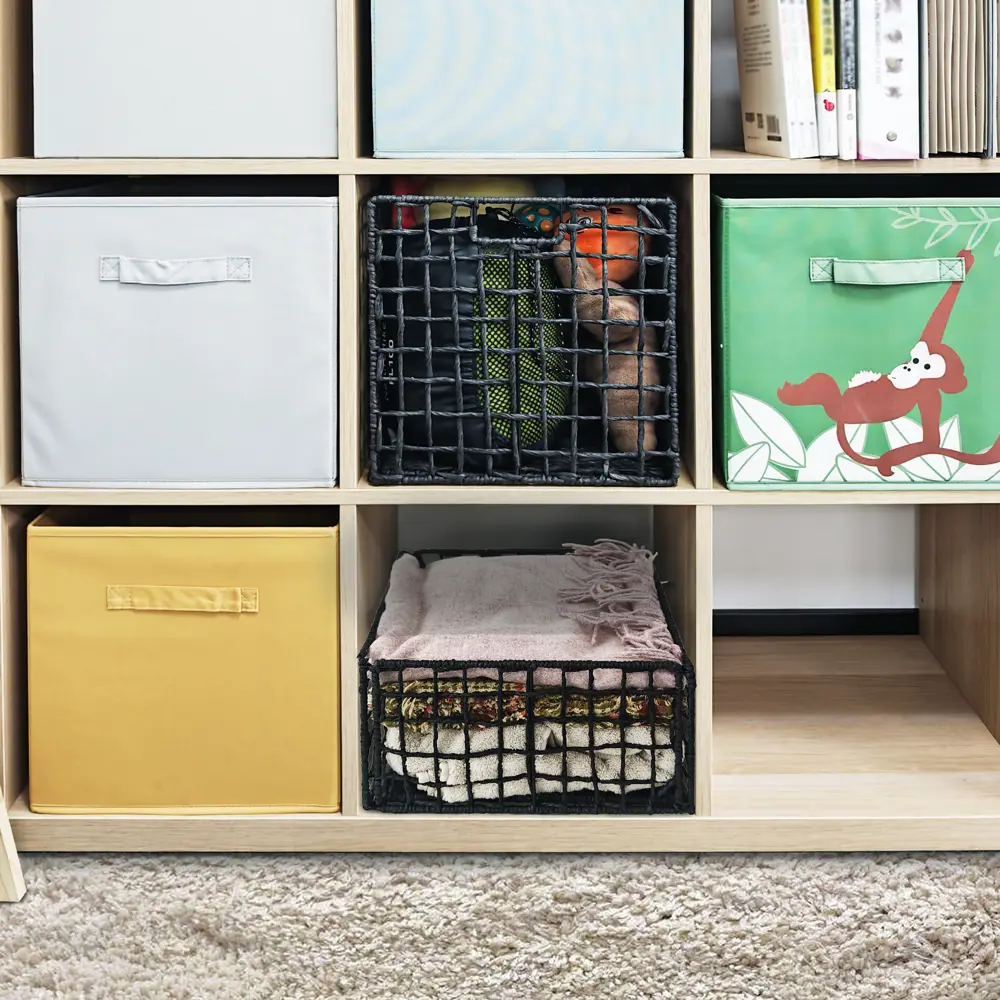 Короб-органайзер KONSENSA из ротанга 31×14×31 см 89388013 STLM-1577723 - Вид №4