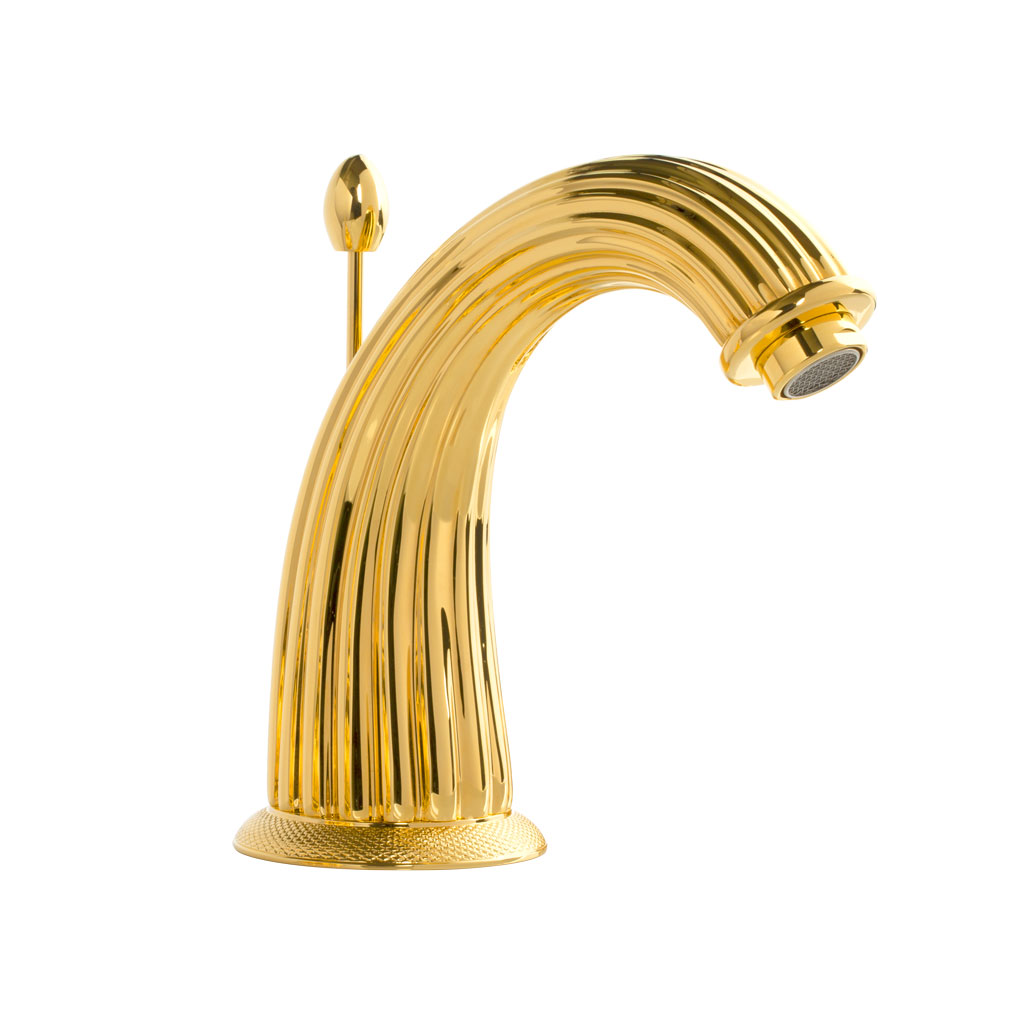 C68-1S1 C68-1S1 Излив для раковины, на бортике ХРУСТАЛЬНЫЙ КУПОЛ Cristal & Bronze COUPOLE CRISTAL  - Вид №2