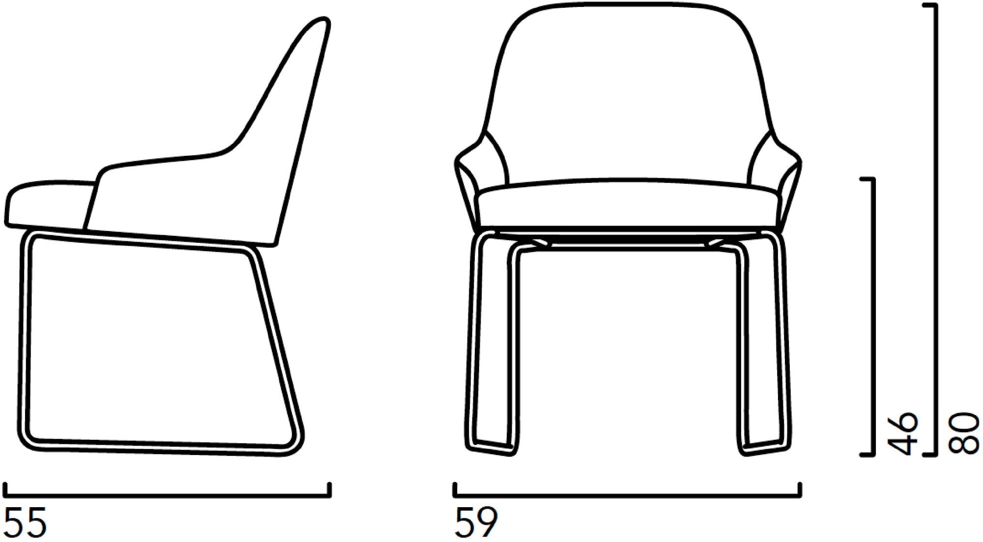 Crassevig Кресло-санки с обивкой Axel sun-id-1429103 - Вид №2