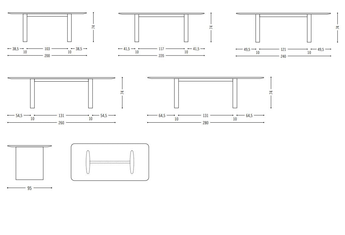 Деревянный стол COR IPA ARCH-00139137 - Вид №2