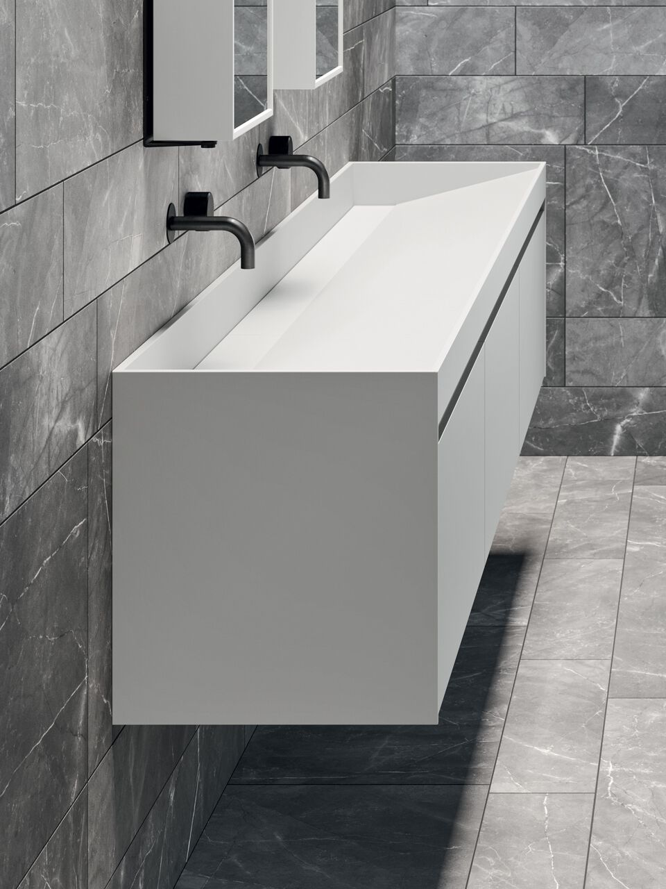 Шкаф для раковины Corian® со встроенной раковиной Rexa уникальный ARCH-00121064 - Вид №6