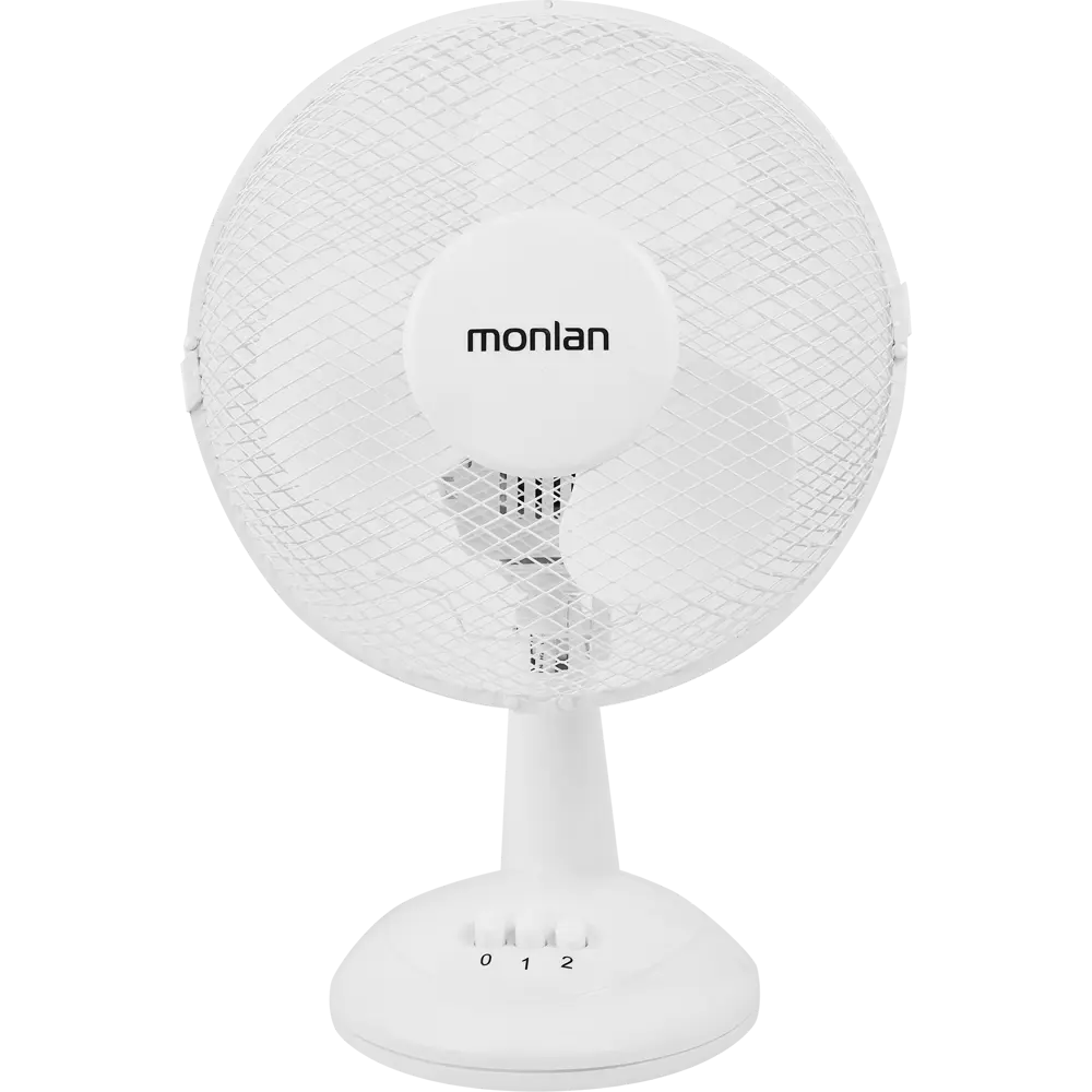 Вентилятор настольный Monlan MT-30W 30 Вт 27 см цвет белый STLM-2031142 - Вид №1