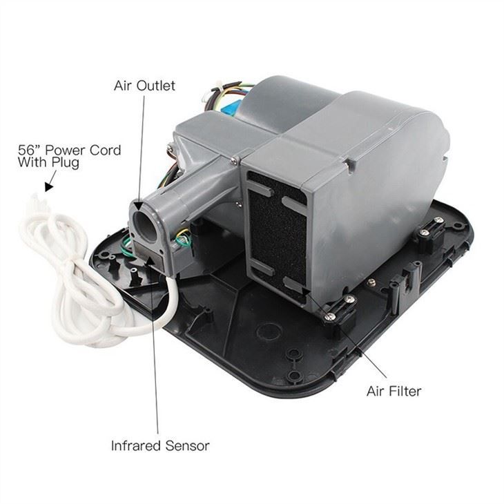 Коммерческие сушилки для рук AIKE AK2800B_592  - Вид №3