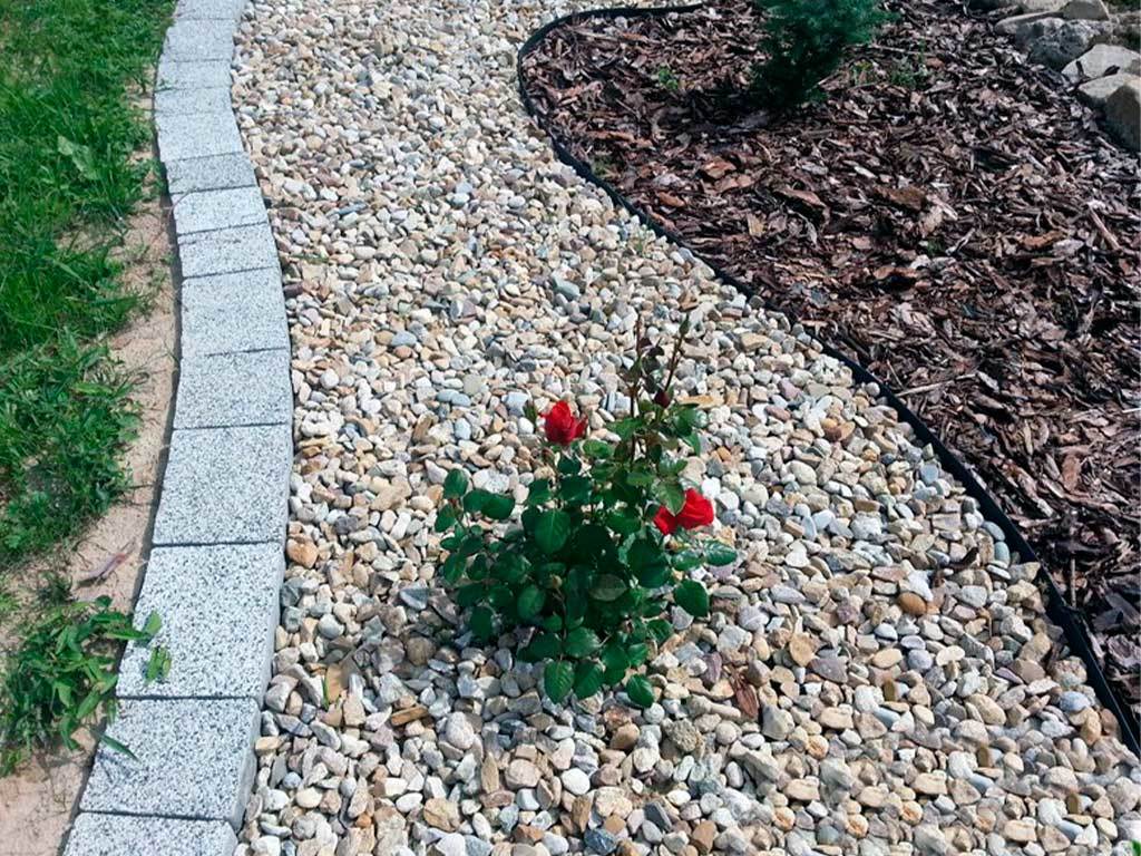 Садовый бордюр "Манго" ПП 38 мм, чёрный, 10 метров ГеоПластБорд GPBST-35 - Вид №9