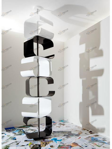 ZAVA Модульный книжный шкаф с креплением от пола к потолку sun-id-1482236