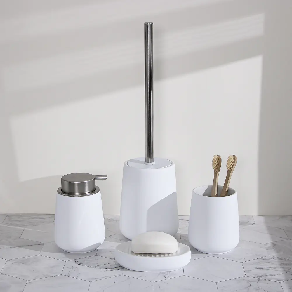 89380336 Дозатор для жидкого мыла Iddis Rich White LMRWC00i46 керамика цвет белый STLM-1578211 - Вид №1