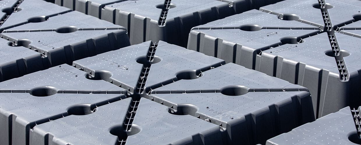 Модульная опалубка с утечкой из переработанного полипропилена Geoplast GEOPOD ARCH-00007465 - Вид №1