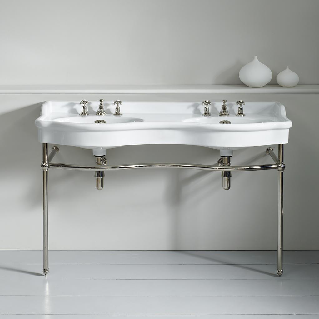 2-01-043 Умывальник Paris двойной на раме Paris The water monopoly