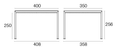 Самонесущая пергола из алюминия с поворотными пластинами emu облако ARCH-00071525 - Вид №14