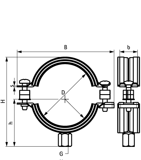 3188040 Bifix® 5000 G2 (BUP1000) для пластмассовых труб walraven  - Вид №1