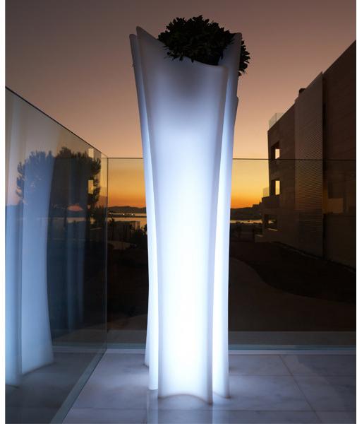 VONDOM Высокий яркий садовый горшок sun-id-1508991 - Вид №5