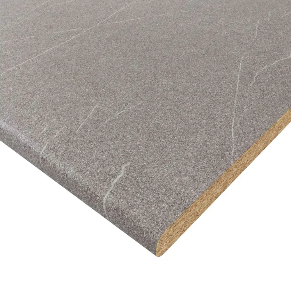 Столешница кухонная 120x60x2.5 см ДСП цвет гранит серый 89370614 STLM-2095882 Santreyd ДСП Постформинг - Вид №2