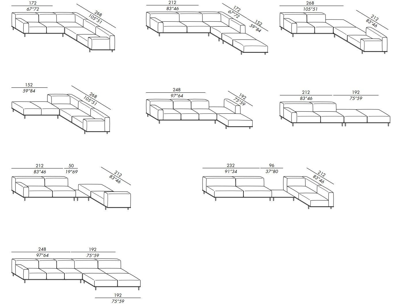 4-местный кожаный диван Meridiani Timothy ARCH-00151694 - Вид №5