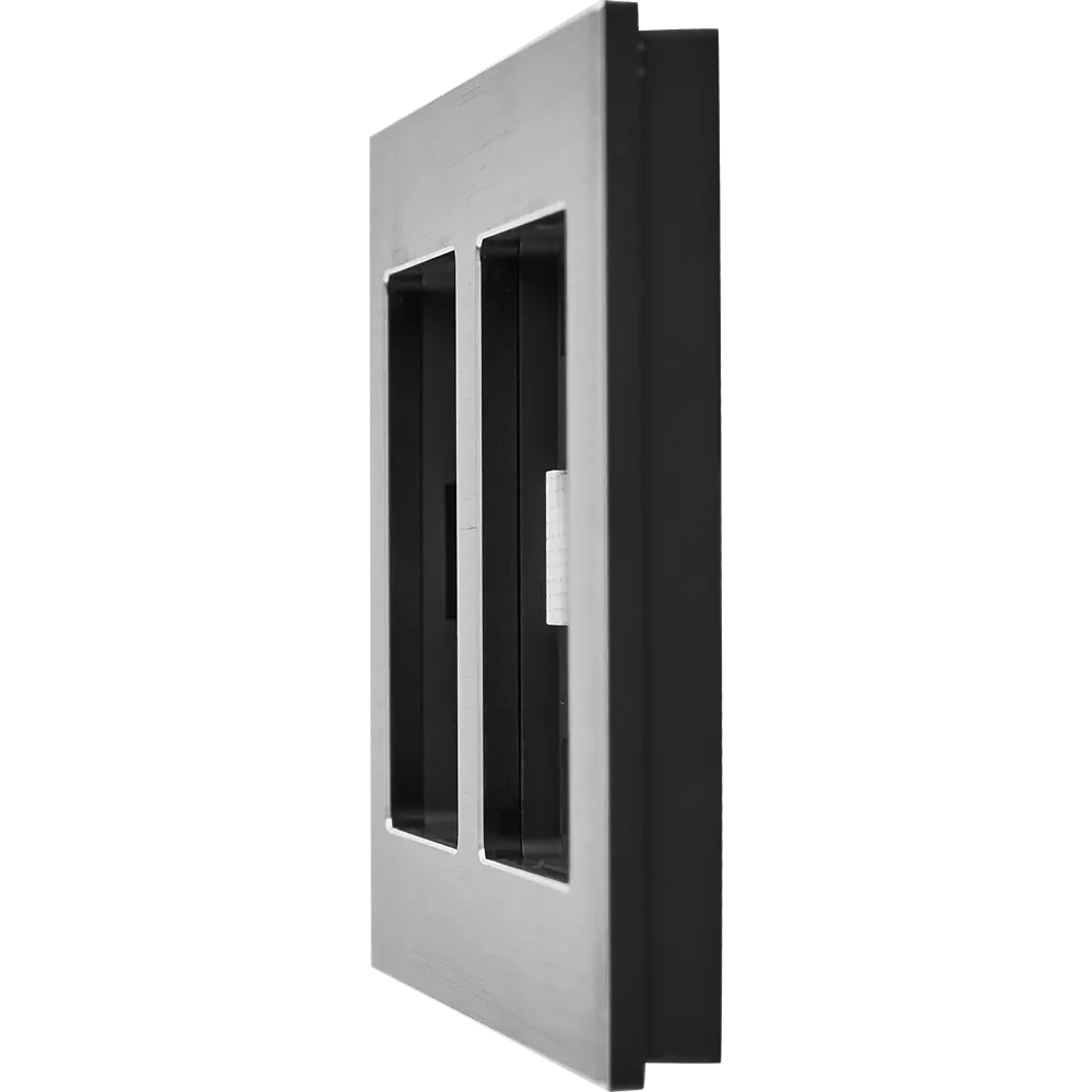 Рамка IEK Brite-2 для розеток и выключателей - черный металл 87761329 STLM-1112306 - Вид №1