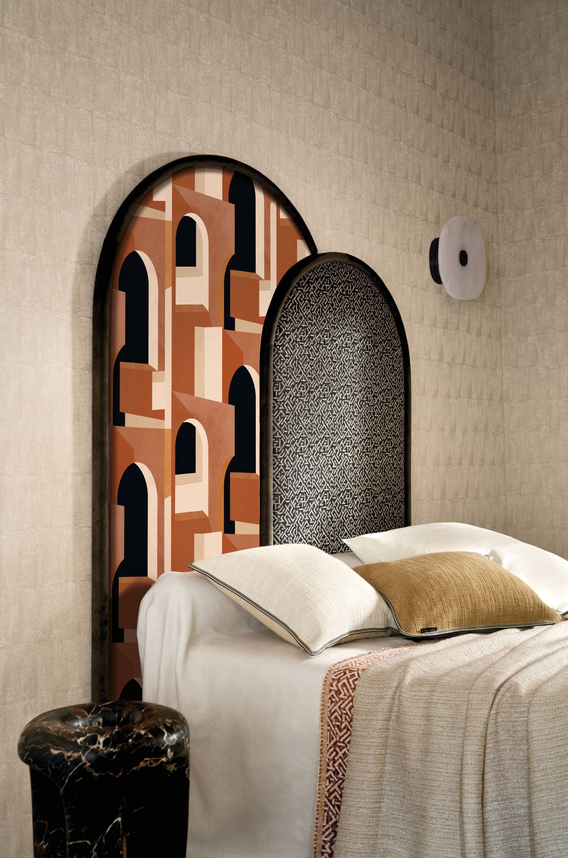 Ткань с графическим рисунком Casamance Prodige ARCH-00106084 - Вид №1