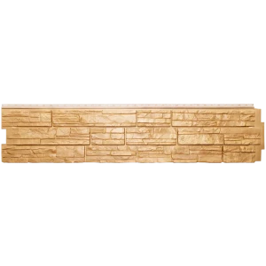 Фасадная панель Grand Line 345x1535 мм Я-Фасад Крымский сланец песок 0.46 м²